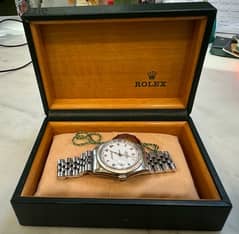 Men’s Rolex watch - ساعة رولكس رجالي ستيل جوبلي