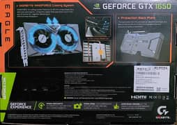 Geforce GTX 1650 - GIGABYTE  - D6 - Eagle- 4G OC