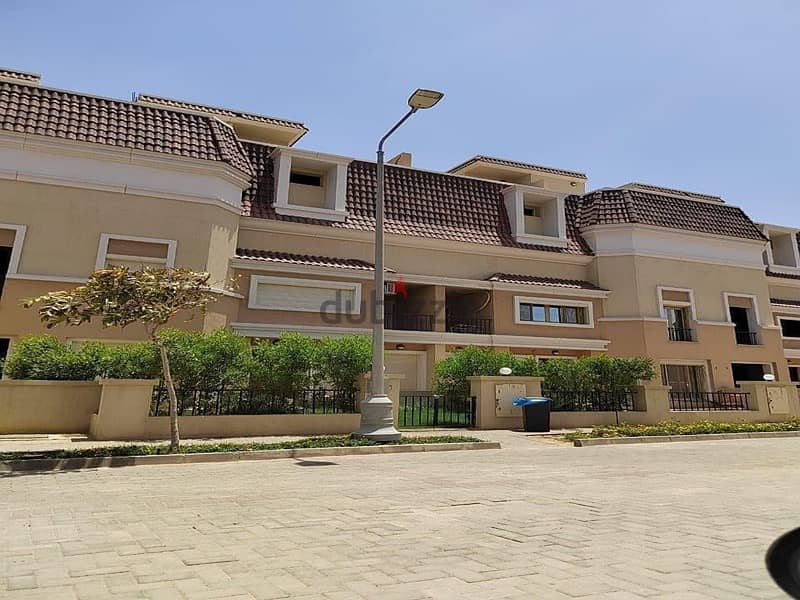 Villa for sale, 239 meters, ground, first floor and roof, in Sarai Prime Location Compound, on Suez Road 2
