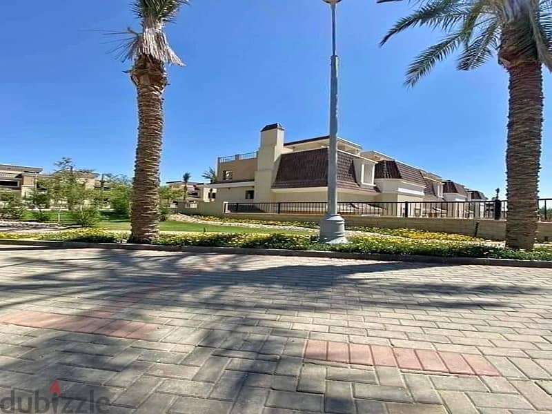 Villa for sale, 239 meters, ground, first floor and roof, in Sarai Prime Location Compound, on Suez Road 6