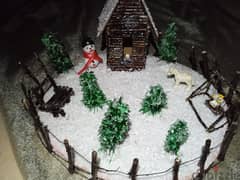 Snow house scene