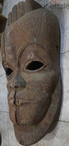 antique African mask ماسك خشب قديم جدا