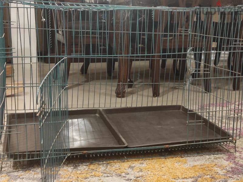 قفص الحيوانات كبير حديد لقطه/dog cage 1