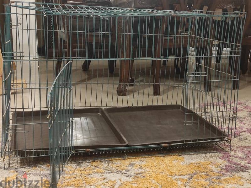 قفص الحيوانات كبير حديد لقطه/dog cage 2