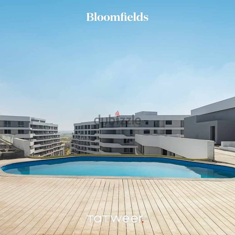 Apartment for sale in Bloomfields Mostakbal City | شقة للبيع بقلب مدينة المستقبل شركة تطوير مصر على اكبر لاند سكيب 1