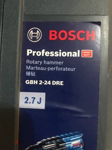 Bosch Rotary Hammer Sds + Professional, Gbh-2-24 Dre 3