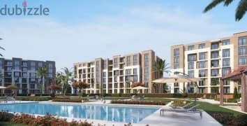 Apartment for sale, prime location, landscape and pools view in Saray Compound in Mostakbal City, Elan phase 131m