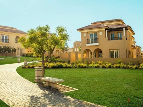 Twin house villa for sale 237m with 8 years installments in Hyde Park New Cairo  هايد بارك التجمع الخامس 24