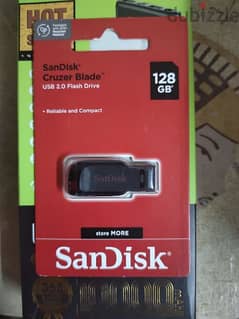 Sandisk flash Memory 128 New