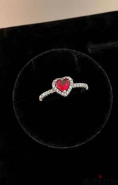 Pandora Red Ring Heart