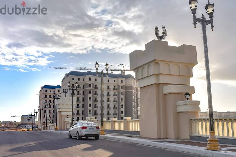 Resale unit for sale, Latin Quarter, New Alamein City, area 88 m, second row, overlooking the lagoon 2