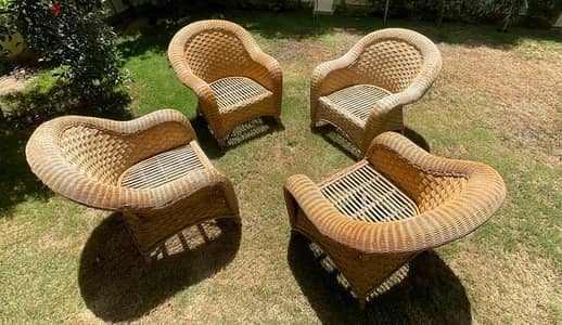 Outdoor Bamboo set