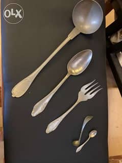 Vintage silverware kitchen items 0