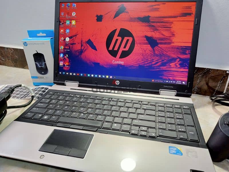 Hp elitebook core i7 بصمه هارد اس اس دي كارت شاشه نيفيديا 2