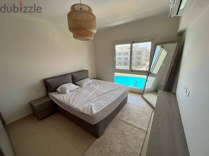 Penthouse chalet 4 rooms for sale, 190 meters in La Vista Topaz Village, Ain Sokhna, sea view next to Porto Sokhna and La Vista 6 9