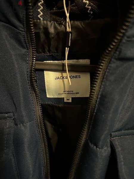 Jack & Jones size medium blue jacket 1