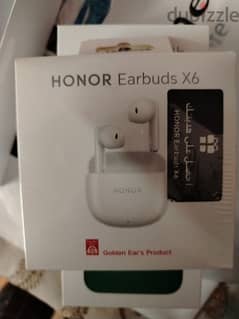 اير بودز Honor X6 جديدة متبرشمة