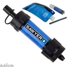Sawyer Mini Water Filtration System, Single, Blue