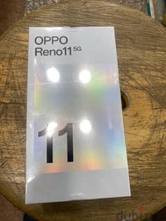 OPPO Reno 11 5G dual sim 256/12G Black جديد متبرشم