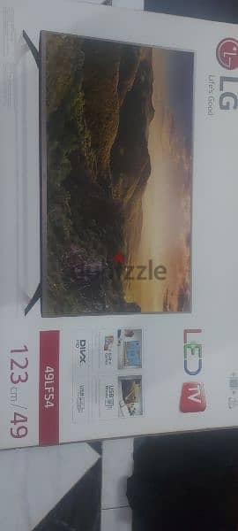 شاشه led LG 49 حالتها ممتازه استعمال خفيف بالكرتونه 1