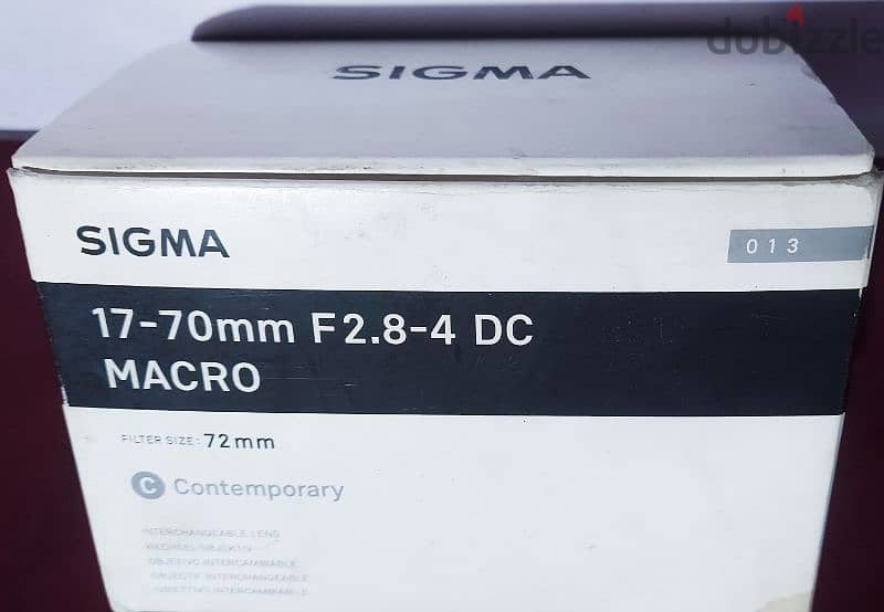 macro lens
sigma 17-70 dc macro f-2.8-4
compatible with nikon 3