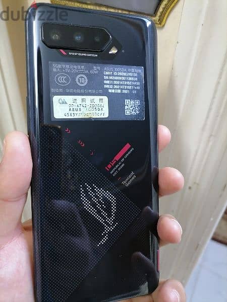 Asus Rog Phone 5 16/256 بحالة الزيرو 7