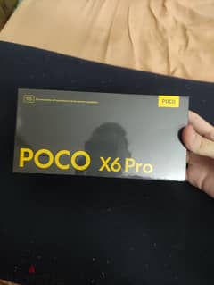 Poco X 6 Pro جديد متبرشم بقفلته 512+12 0
