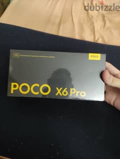 Poco X 6 Pro جديد متبرشم بقفلته 512+12