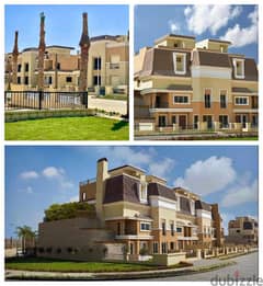 Townhouse villa for sale with a 42% discount in Sarai Compound, New Cairo, in front of Madinaty and Shorouk