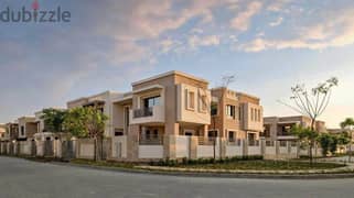 Villa at the lowest price on the market with a 10% down payment in the best location on Suez Road, Saray Compound, New Cairo. 0