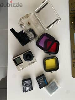GoPro 4 with box, screen and filters