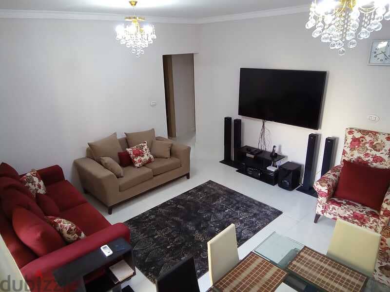 Furnished apartment for rent in the first settlement inside the Achrafieh B compound 6