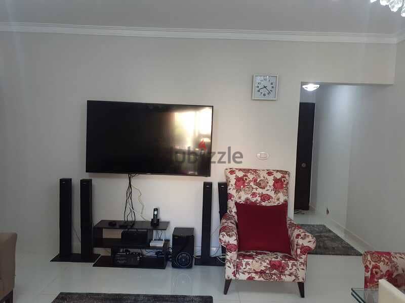 Furnished apartment for rent in the first settlement inside the Achrafieh B compound 9