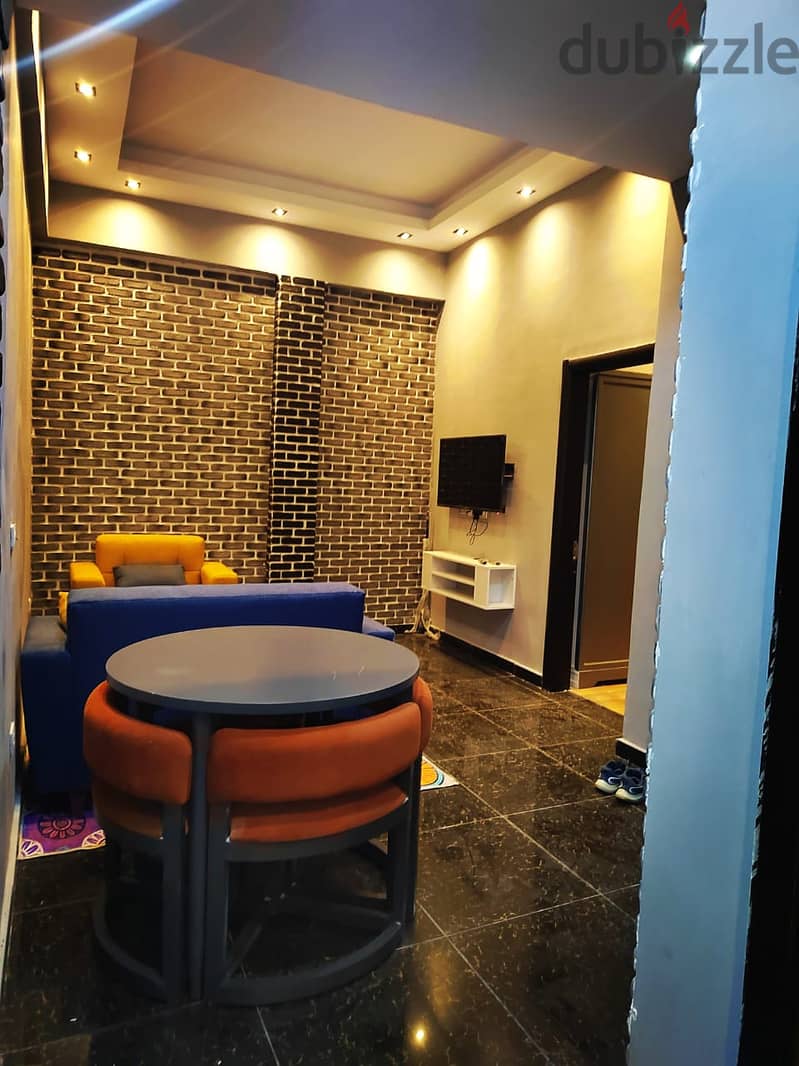 Studio for sale 50 m Kitchen + AC’s prime location Super Lux finishing in El Banafseg 7 villa 16
