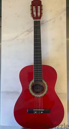 classical ash red guitar