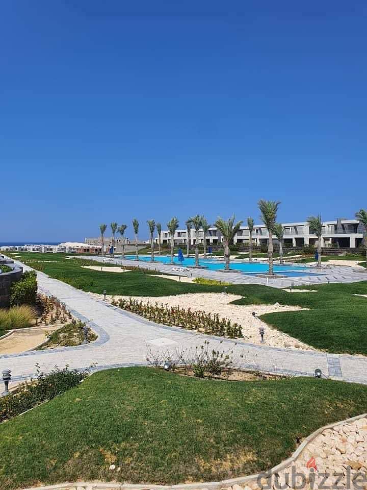 Delivery now your chalet with garden and sea view in La Vista Ras El Hekma Resort, fully finished, near Sidi Abdel Rahman, with 6 years installments 1