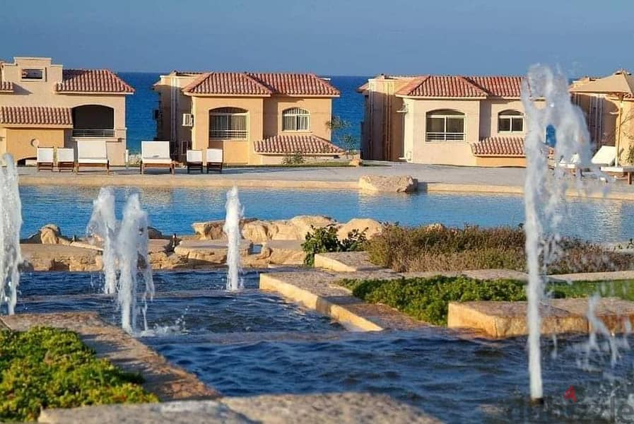 Chalet for sale 99 meters  garden 68 meters Telal Al-Sokhna   Full sea view  Fully finished 3
