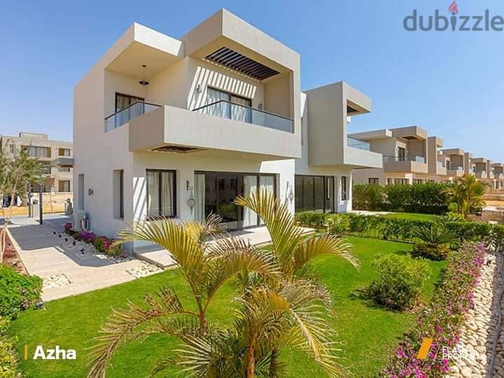 Two-room chalet for sale, finished, with ACS and kitchen,sea view , in Azha Village, North Coast, Ras El Hekma Bay, installment 8 years . . . . . . . . . . . . . . 4