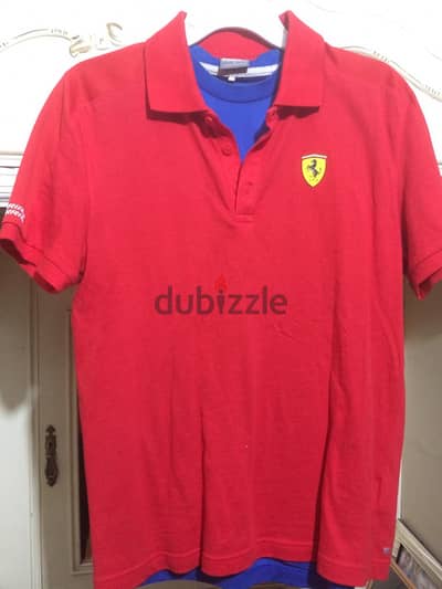 Polo shirt Puma Ferrari size small formial 1تيشرت بولو فيراري بوما
