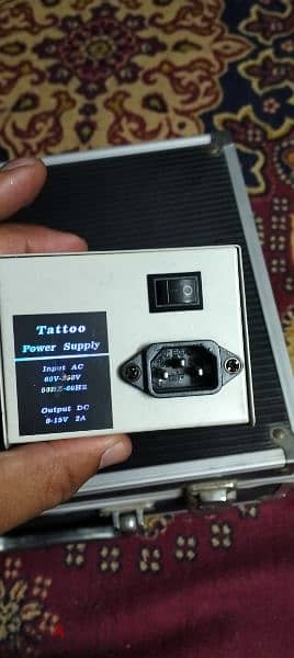 شنطة مكن تاتتوو مكون من ٤ مكن  tattoo machine 4 machine 3