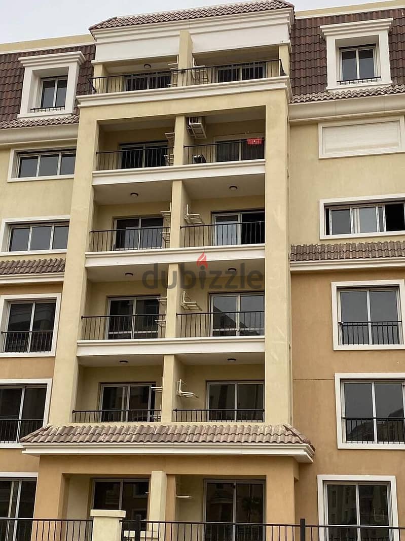 In front of the capital airport, own an 80 sqm apartment in Sarai Compound, New Cairo 2