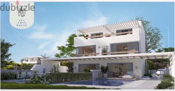 Beach House with roof 145m2 for sale in Plage, North Coast near to Marassi and Alamein by Mountain View.