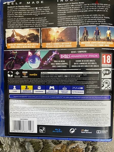 Saints Row PS4 2