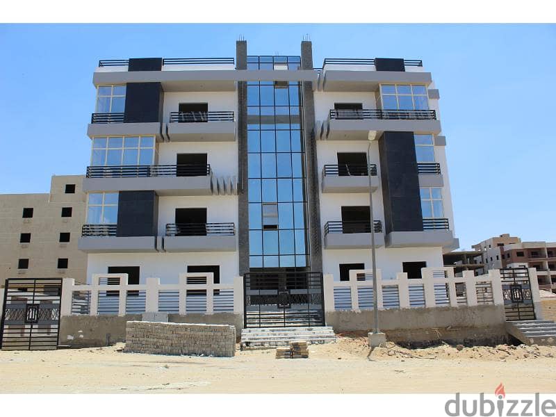 Own a ground apartment in the Fifth Settlement 195 meters + 135 meters Garden Bait Al Watan 2
