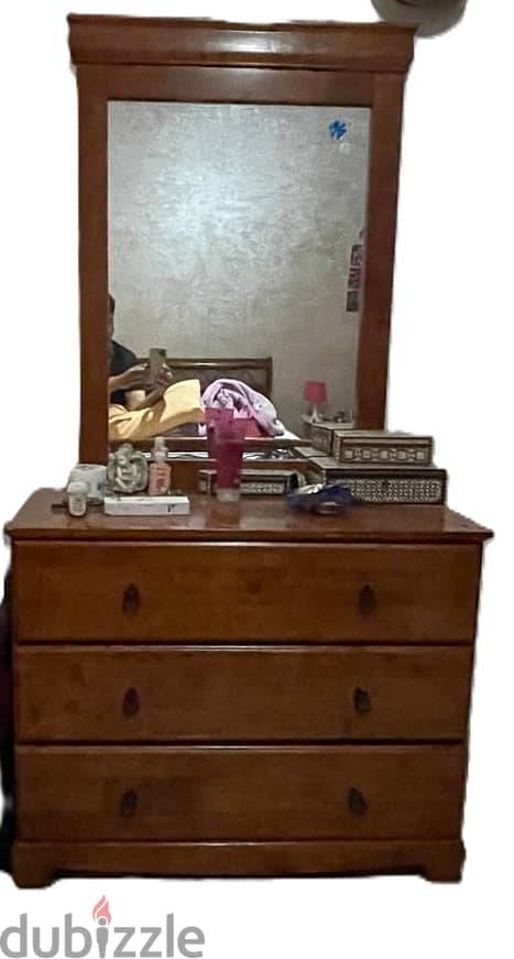 Bedroom Set In & Out (Genuine Wood from Malaysia) - Urgent sale. 2