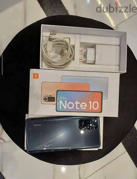 Redmi note 10 pro - حالة الجديد,مفهوش خربوش,معاه كل مشتملاته 1