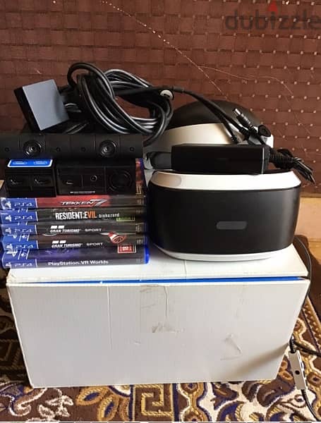 نظارة بلايستيشن VR PS4  وارد السعودية مع 5 شرايط العاب مميزة 1