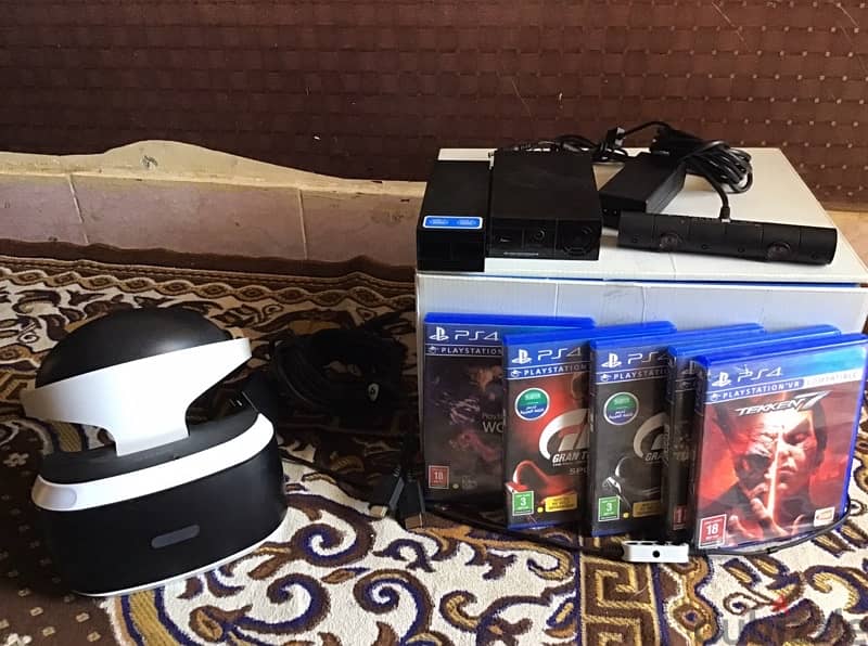 نظارة بلايستيشن VR PS4  وارد السعودية مع 5 شرايط العاب مميزة 2