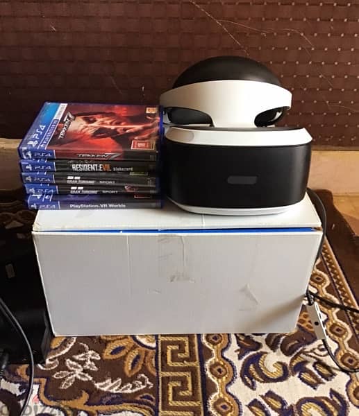 نظارة بلايستيشن VR PS4  وارد السعودية مع 5 شرايط العاب مميزة 5