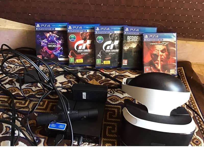 نظارة بلايستيشن VR PS4  وارد السعودية مع 5 شرايط العاب مميزة 6